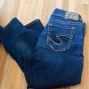 Silver Jeans Dark Blue Capri Jeans
Item #4